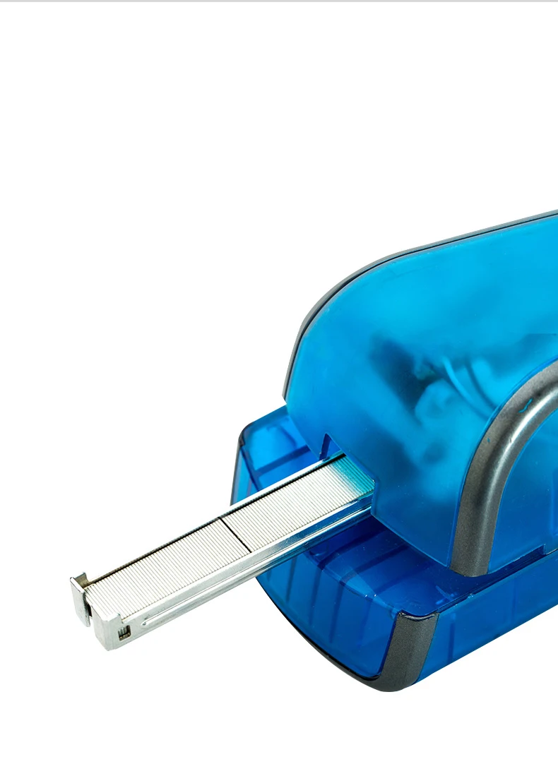 New Custom Automatic Stapler Stationery Office Supplies Labor-saving Electric Staple Staplers Producers Plastic Picture Manual
