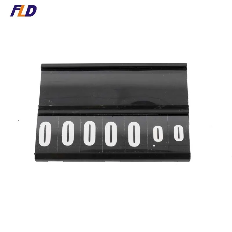 Plastic Flip Numbers Price Tag Supermarket Price Sign Board for Fresh Fruit and Vegetable Display