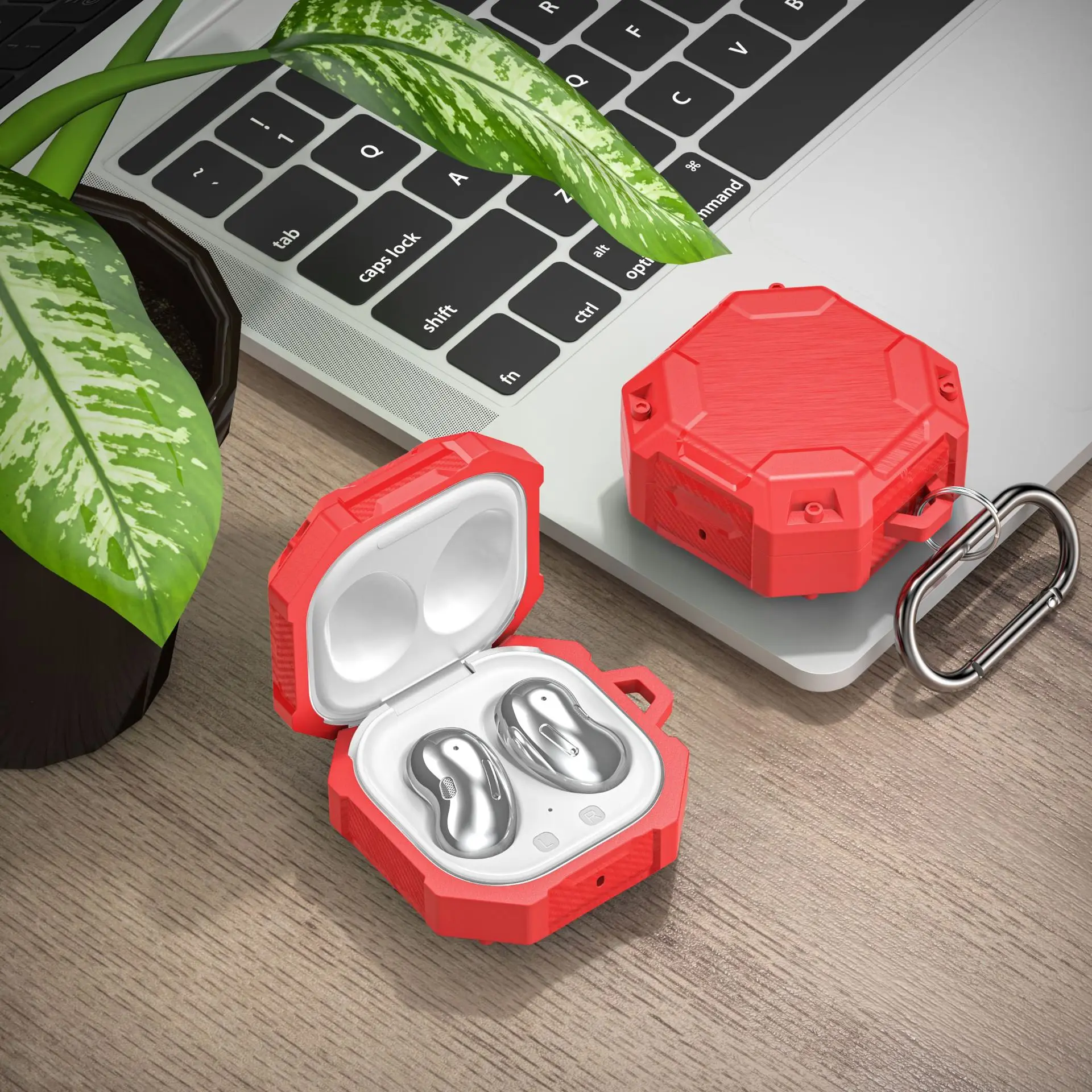 Silicone Shockproof  Headphone Shell Protective Earphone Case for Samsung Galaxy Buds Live/Buds pro/Buds 2