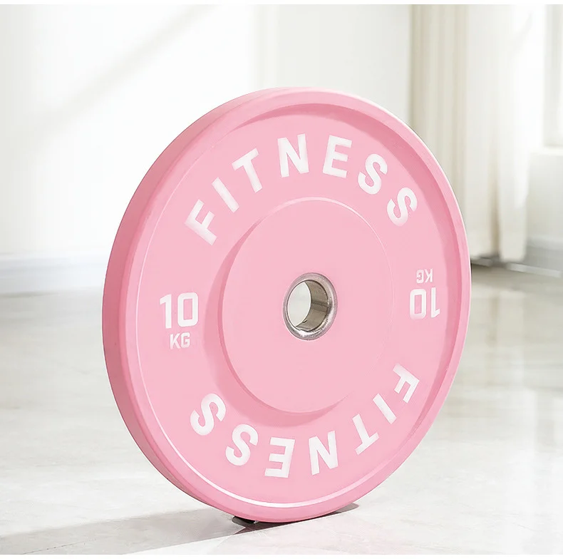 Wholesale Custom Competition Rubber Bumper Plates Set Weightlifting Calibrated Color Barbell Weight Plate