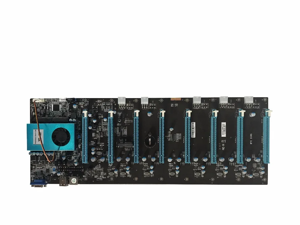  Материнская плата для майнинга BTC IC6S 8 график ETH майнеры (с ЦПУ) PLUS большая GPU Antminer Майнинг