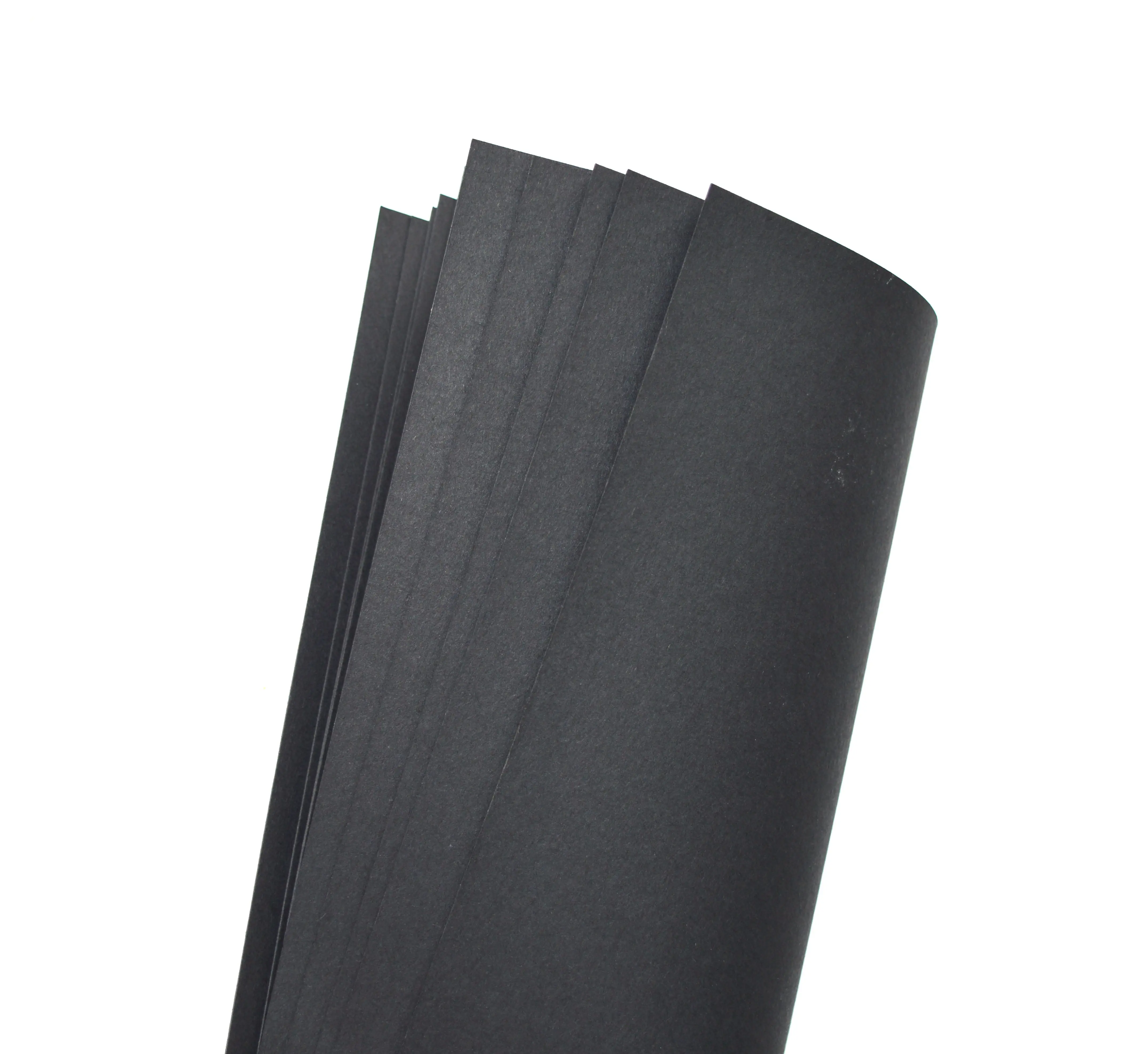 Эко-frindly черный цвет крафт-бумажный пакет