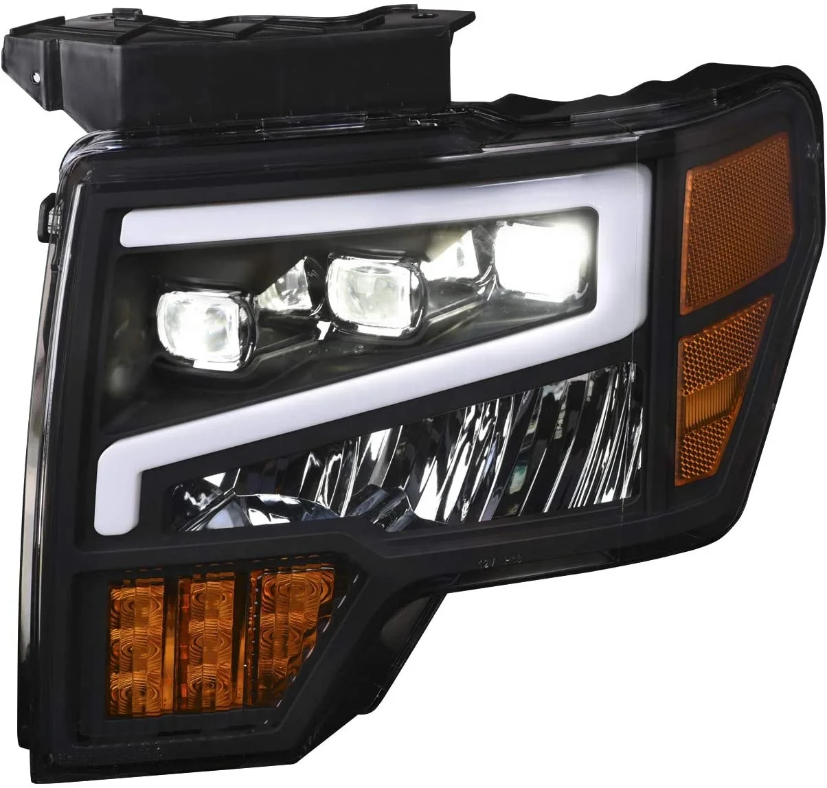 Auto Lighting Systems For 2009-2014 Ford  F150  Full LED HEADLAMP W/Projector  BLACK headlamp lamp