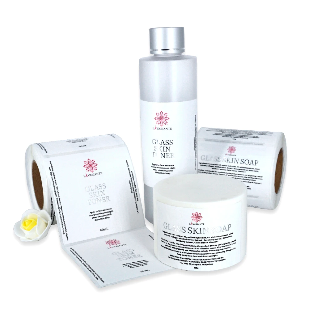 Brand Order Waterproof Custom Roll Self Adhesive Vinyl Printing Logo Packaging Bottle Label Sticker