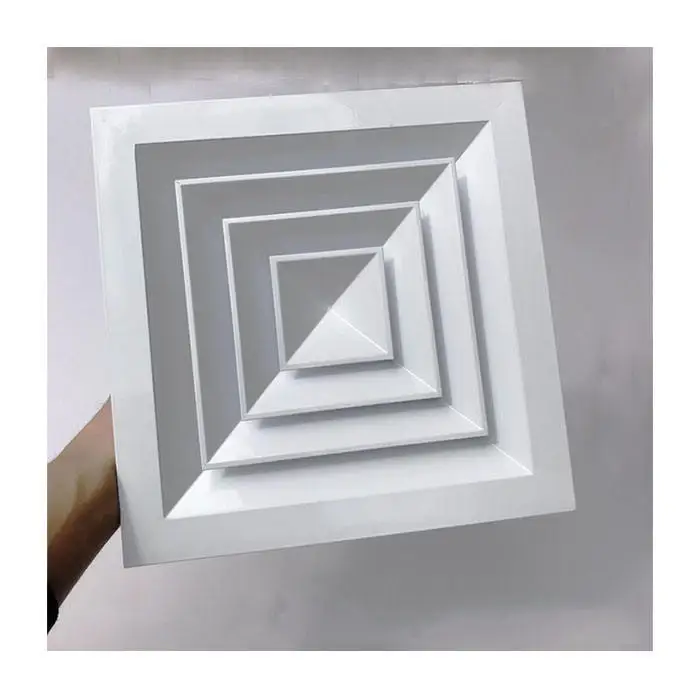 HVAC or ventilation system 4 way supply air directional vents ventilation