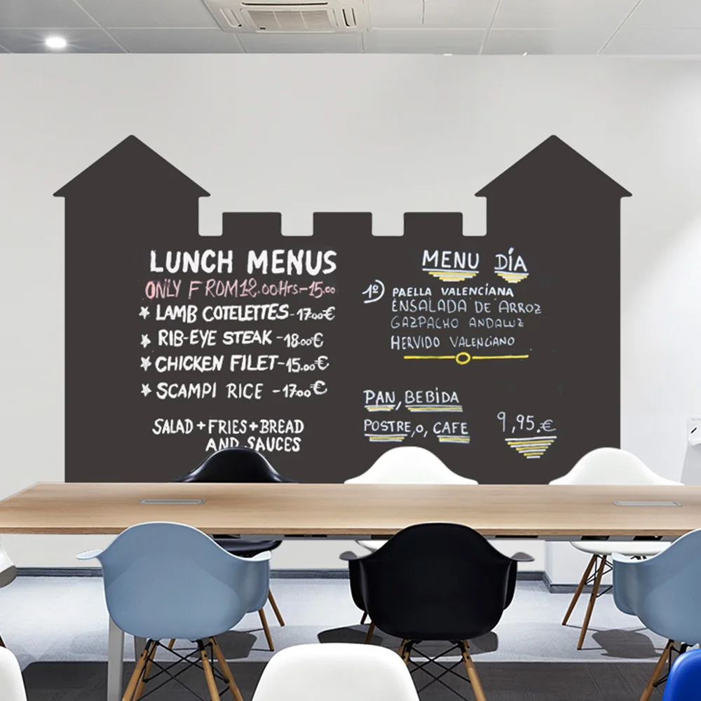 decorative chalkboard chalkboard roll magnetic Self Adhesive chalkboard shapes