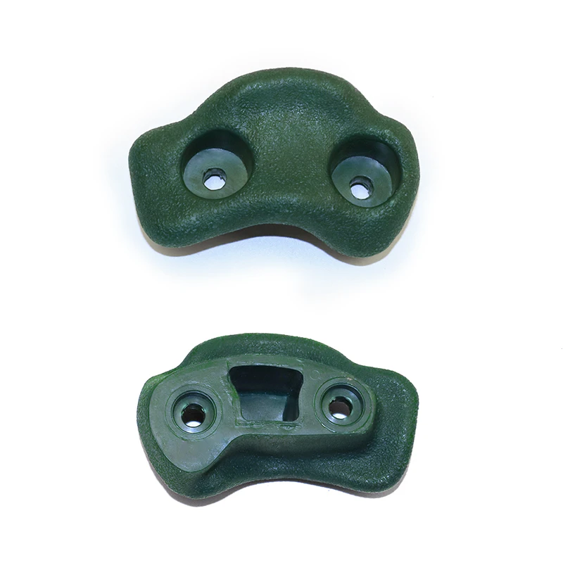 Kids and adults outdoor climbing wall use plastic climbing holds