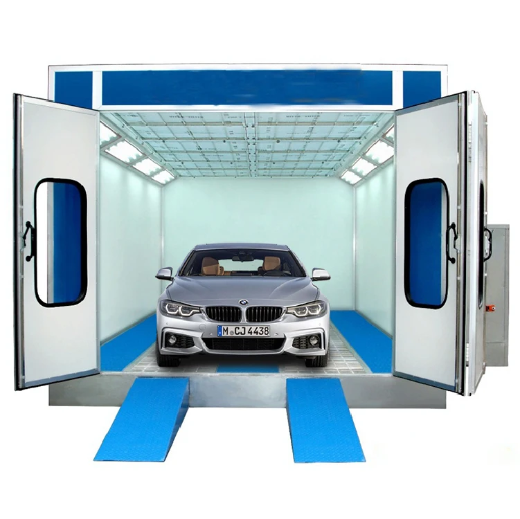 Good price diesel heating system vehicle paint booth paint spray booth with filter system