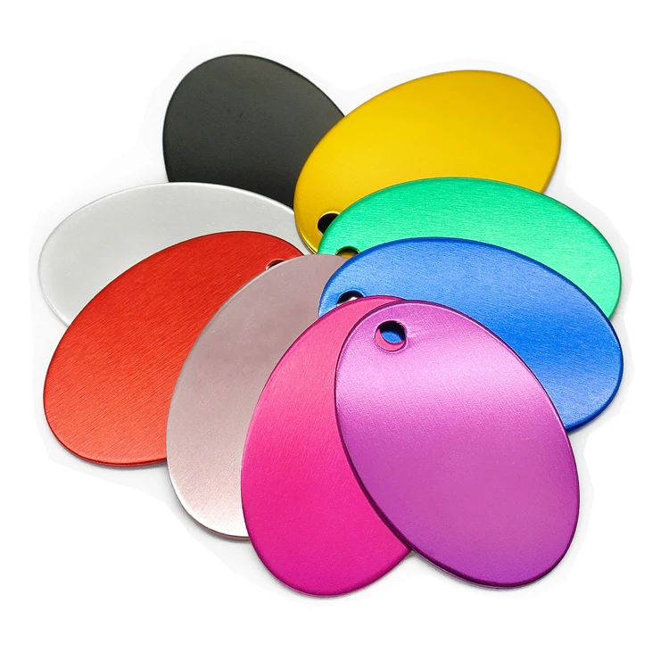 custom anodized blank metal mouse dog tags pet nameplates wholesale laser aluminium dog id tag pet cat pendant