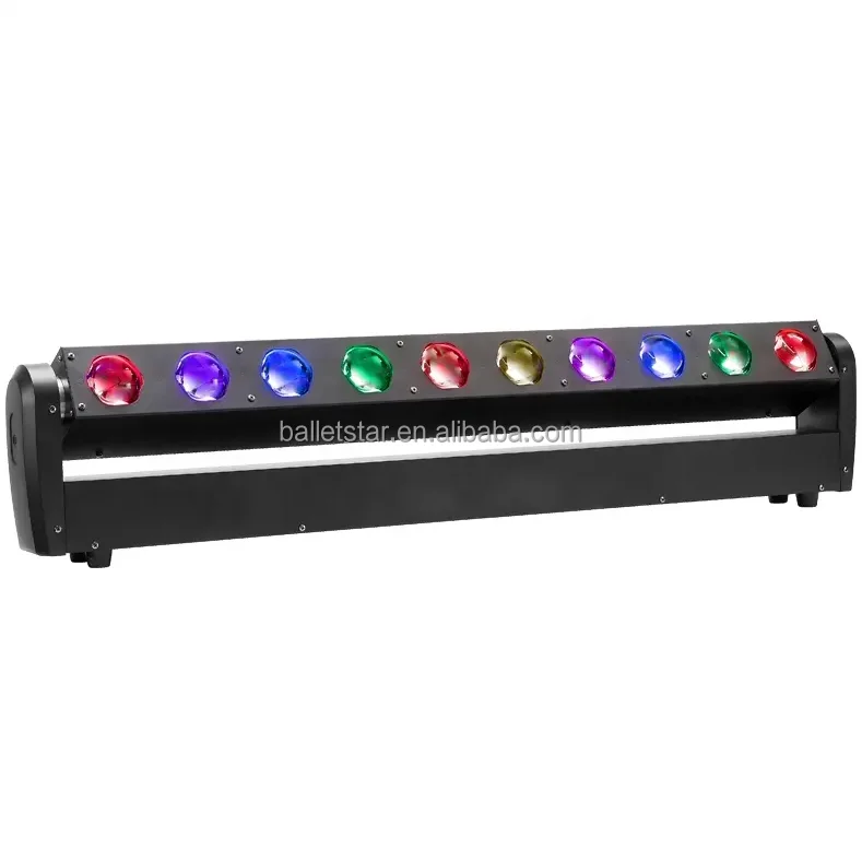 Led Moving  Bar 10PCSx40W RGBW 4in1 Pixel Beam LED Moving Head Stage Disco Event