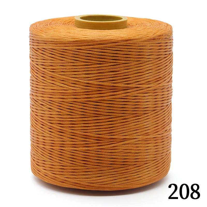 Excellent Quality 1 Spool 700y 1mm Flat Sewing Coarse Braid Waxed Thread For Leather Craft Repair