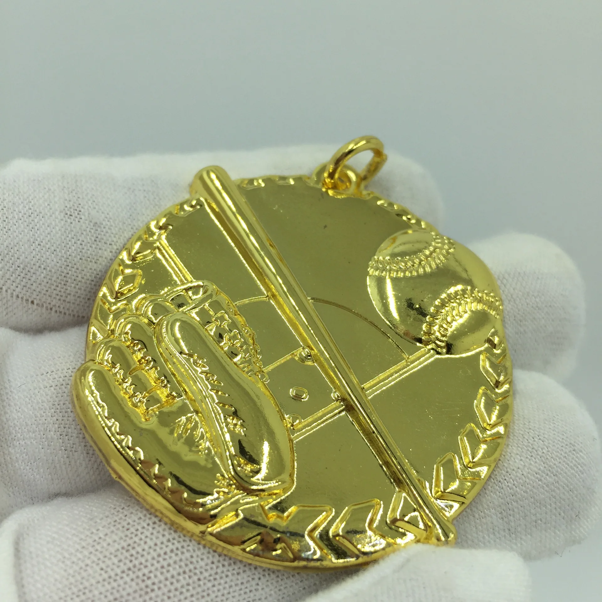 Design Your Own Baseball Medals Custom Gold Silver Copper Trophies Metal Medal With Medal Lanyard