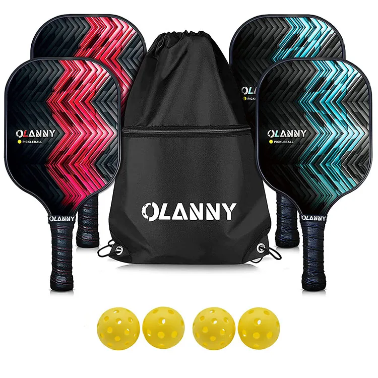 New Arrival USAPA Approved Glass Carbon Fiber Graphite Composite Custom Logo Pickleball Paddle