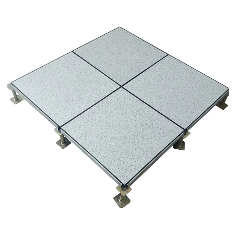 high pressure laminate raised flooring 600x600mm hpl anti static wood core raised access floor tiles