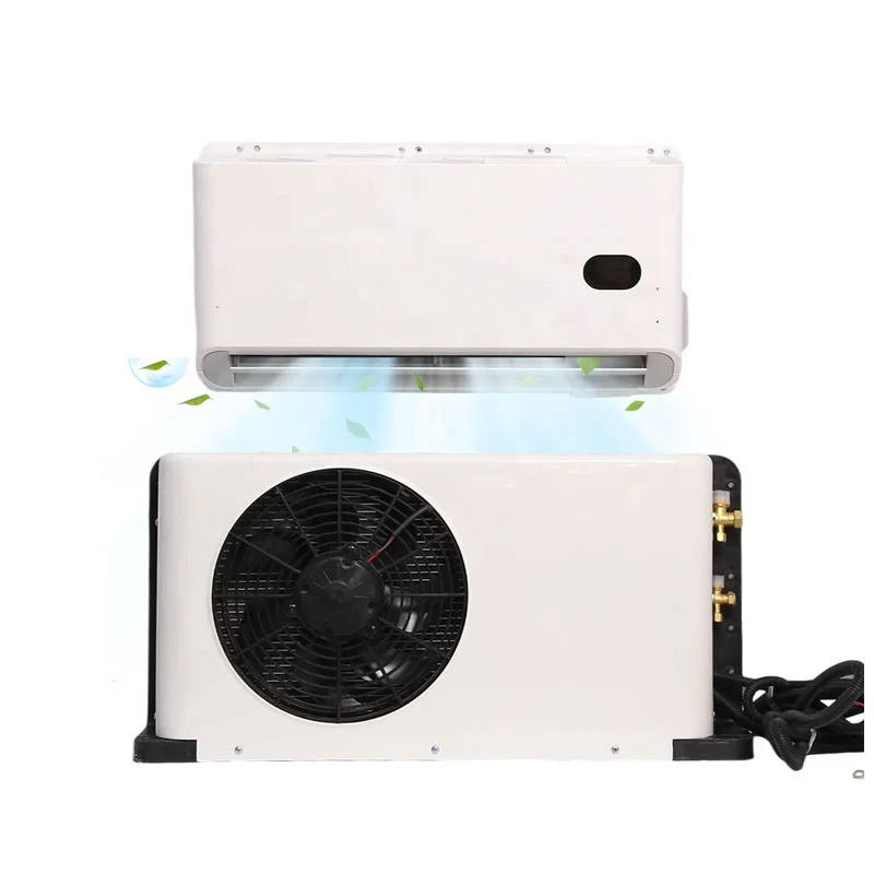 New Style  Horizontal  Parking Cooler Car Auto Electric 12v Parking Air Conditioner For Truck Excavator