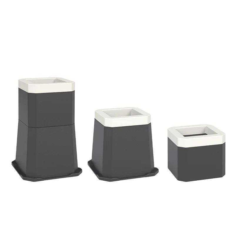 Qinfeng 2022 Plastic surface treatment Reconfigurable Adjustable Furniture feet pads Table Sofa Bed Riser