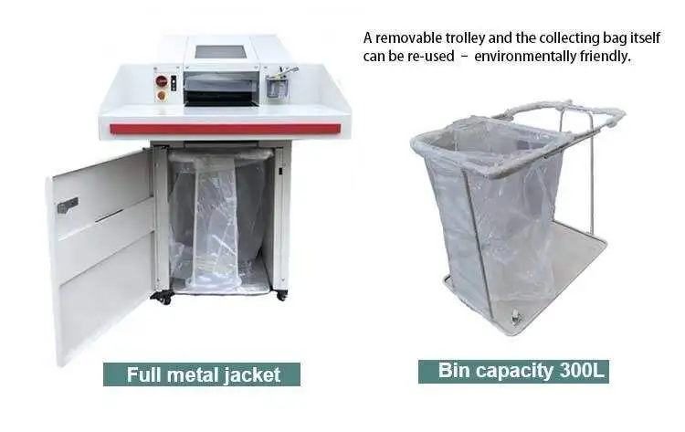 SP428C CD Paper Document Double Shaft Shredder 150-200 Sheets Paper Each Time Industrial Paper Shredder