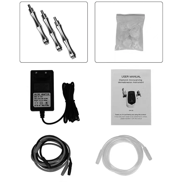 Portable Professional Blackhead Removal Oxygen Sprayer Micro Dermabrasion Device Crystal Peel Diamond Microdermabrasion Machine