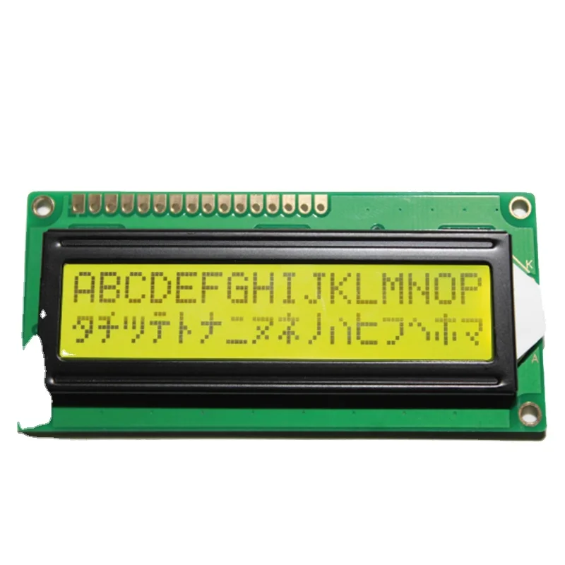 Wholesale Lcd Display Oem Segment Glass Panel Monochrome 16X2 Character with Parallel Interface