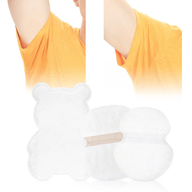 New products bear shape absorbent underarm sweat pad disposable t shirt with underarm sweat pad