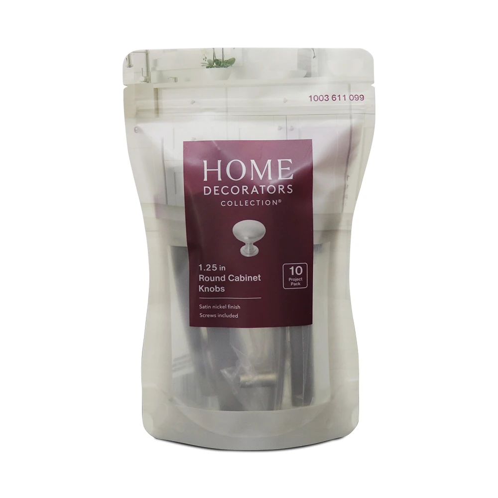 zip lock jungle matte black zipper packaging plastic transparent zipper lock frosted zipper bag Hardware packaging bags