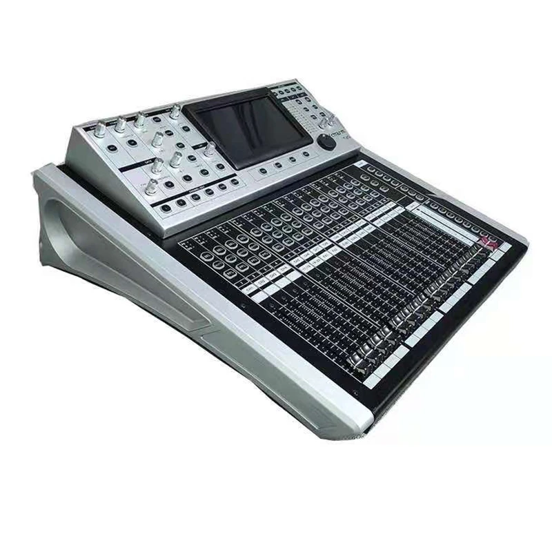 20ch  DJ Digital Music Mixer Audio Digital Mixers with Touch Screen Video, 16ch Mic Input and Phantom Power