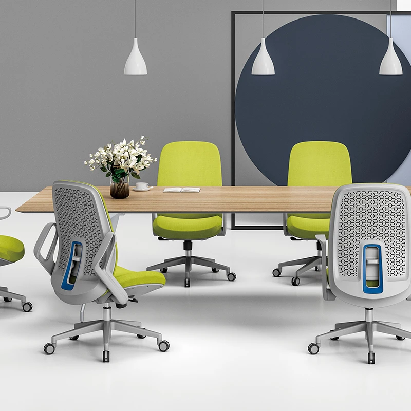 Free sample 2022 cheap office chairs M07 modern visitor swivel chair sillas oficina black conference meeting chair