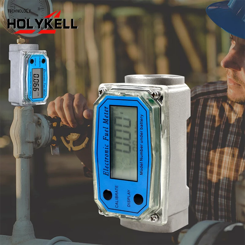  Цифровой турбинный расходомер Holykell для газового
