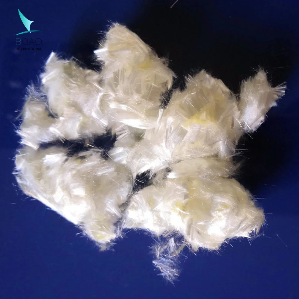 High Strength Concrete Use Light Yellow Polyvinyl Alcohol PVA Fiber