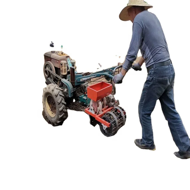 China High Quality 2 Rows Peanut Seeder Planter for Hand Walking Tractor
