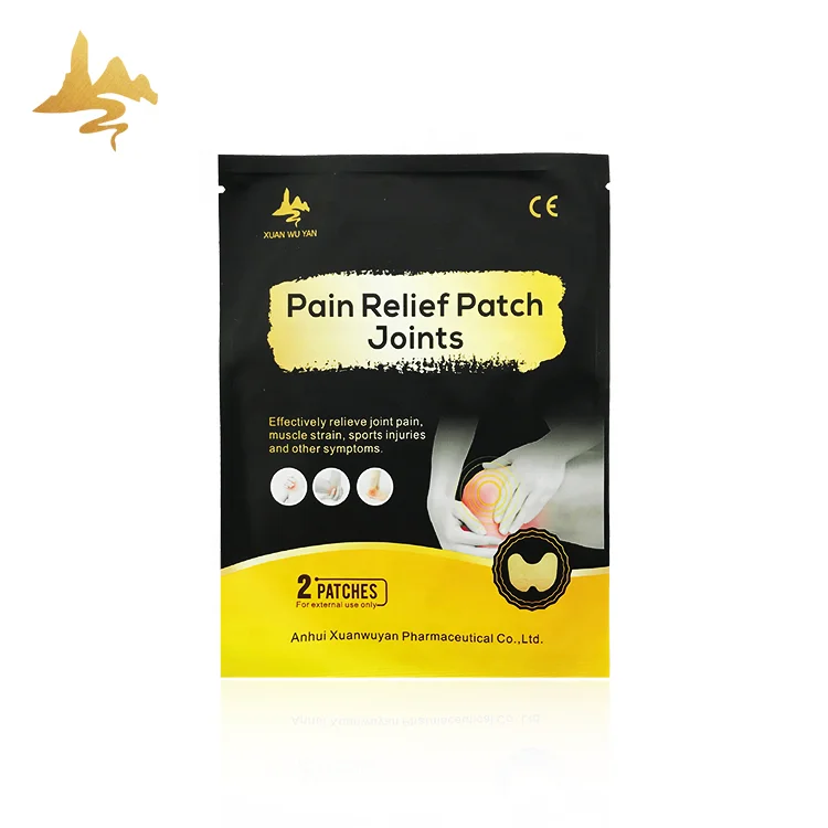 New Design Natural Herbal Wormwood Knee Self Heating Plaster Sport Arthritis Joint Pain Relief Patches