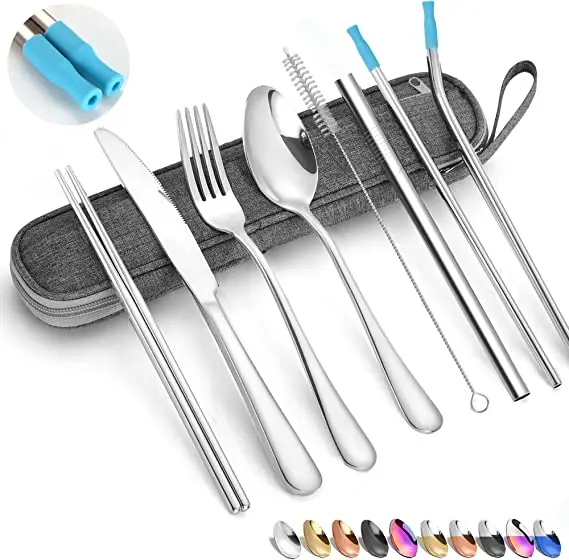 Hot sale Silverware Stainless Steel Utensils Forks and Spoons