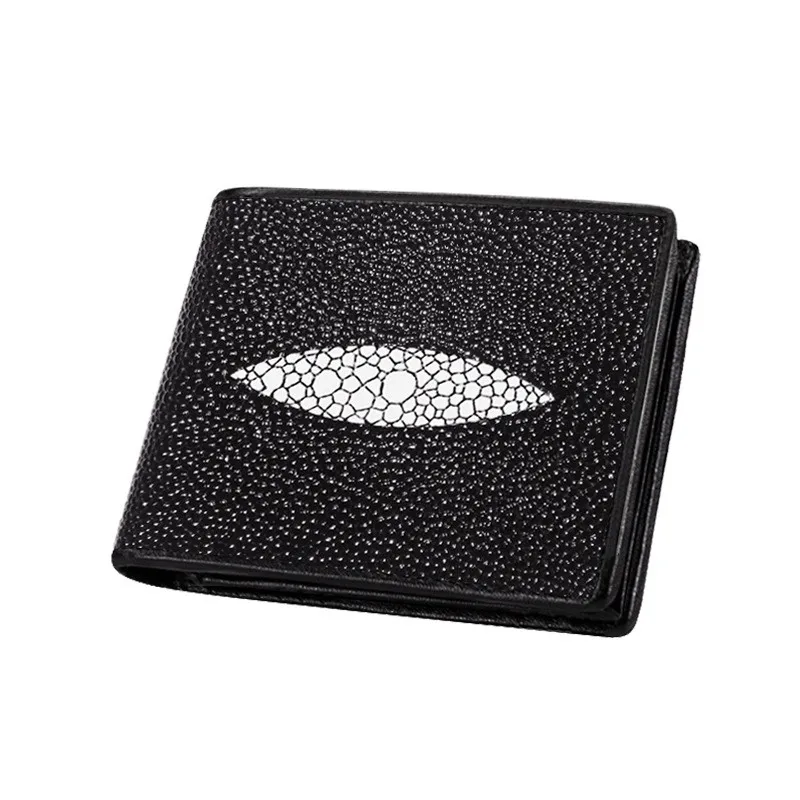 Faux PU leather stingray pattern fish skin wallet