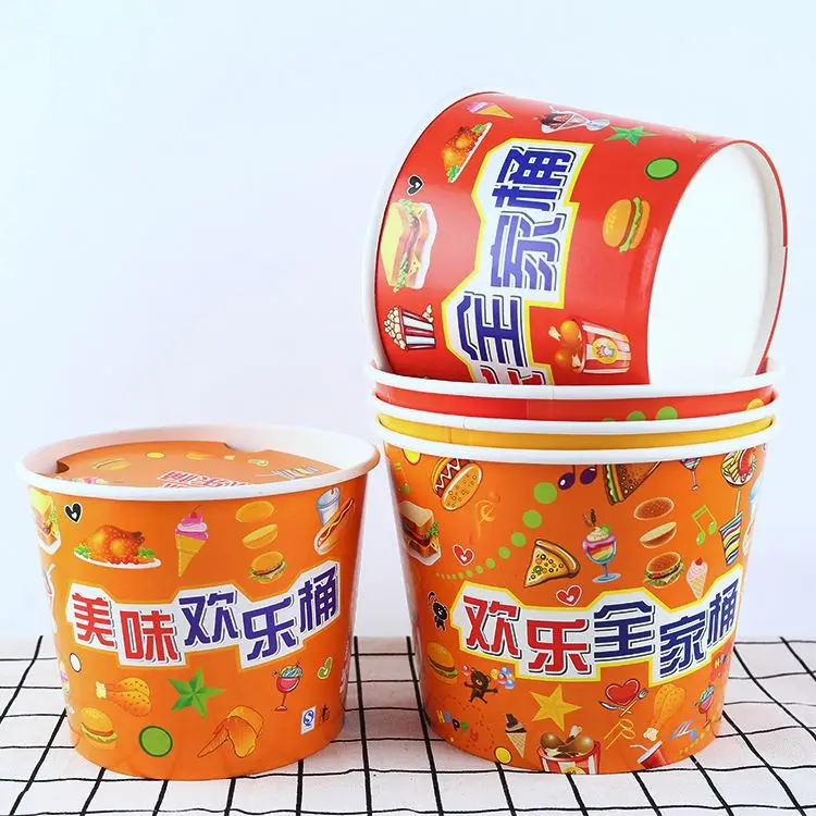 KFC Paper Buckets/ Popcorn Bucket/Tube Paper Bowl