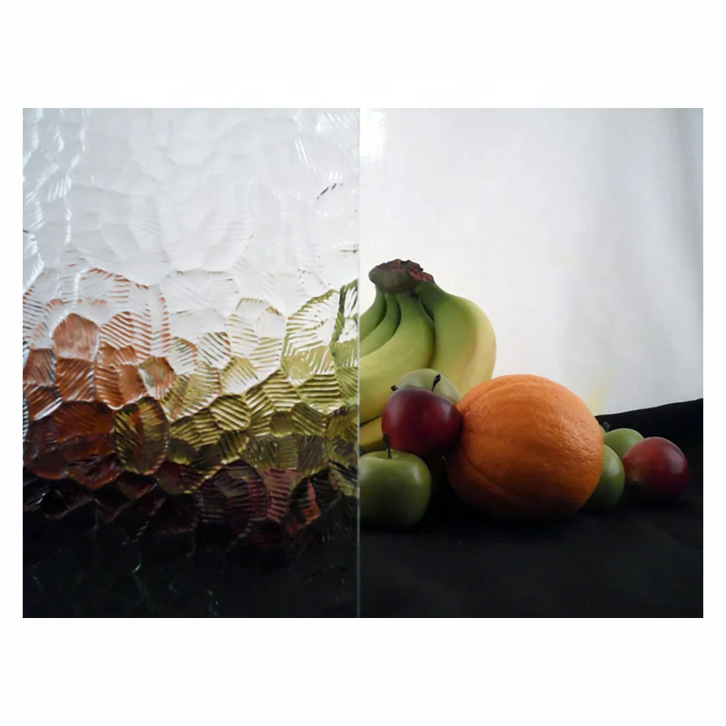 4mm Clear Bronze Karatachi Pattern Embossed Glass 5mm Karatachi Patterned Glass