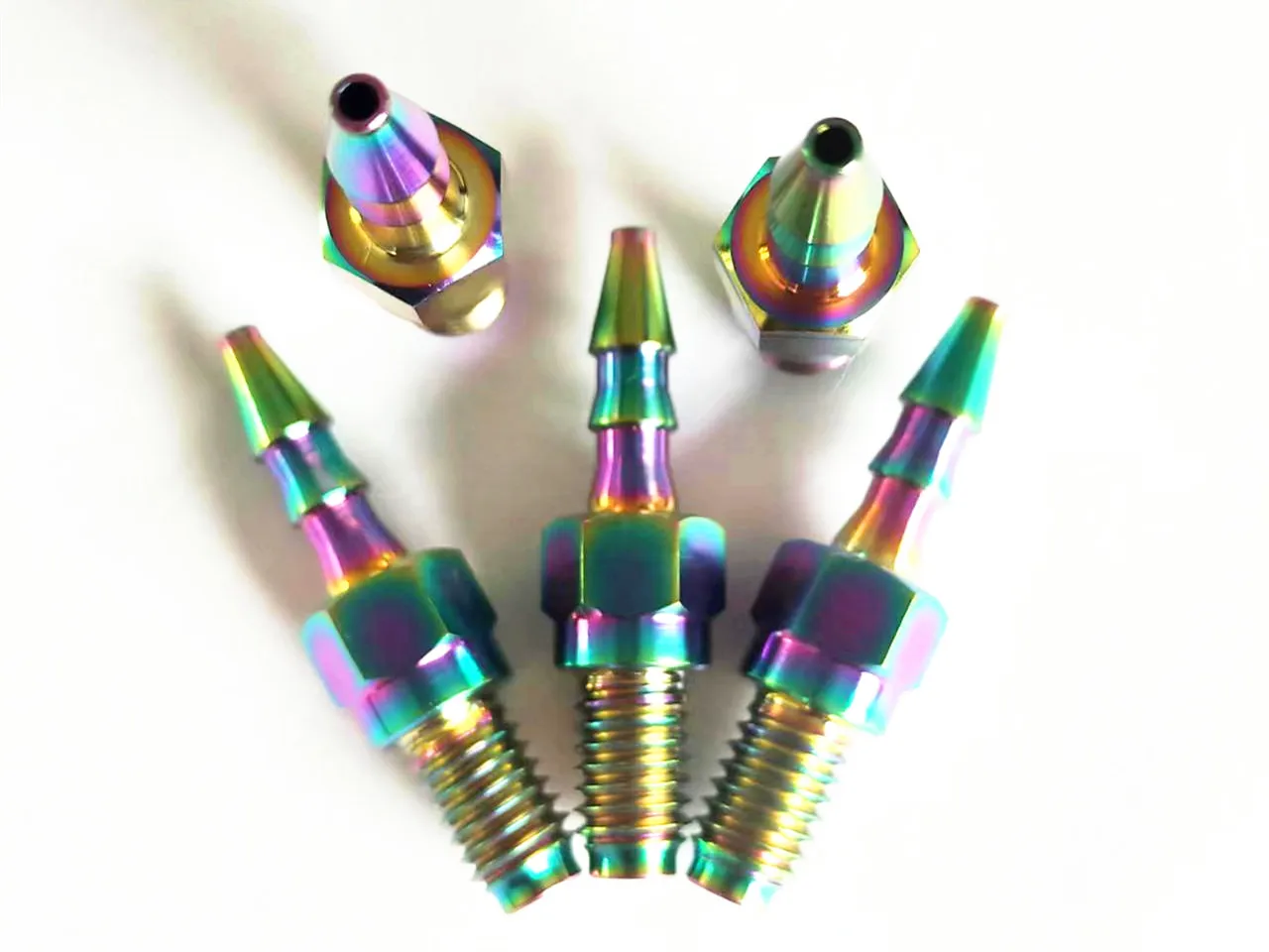 Titanium Bolts M6 Motorcycle Calipers Tubing Double Hole Oil Release Ti bolts CNC Part