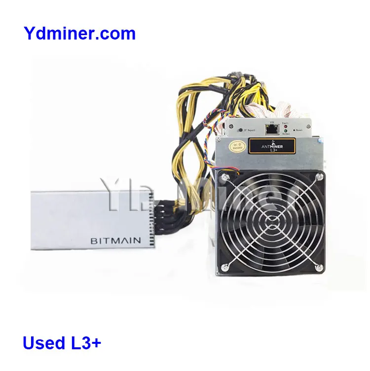 Low Power Consumption LTC Miner Second Hand Minner Bitmain L3+ Antminer L3++