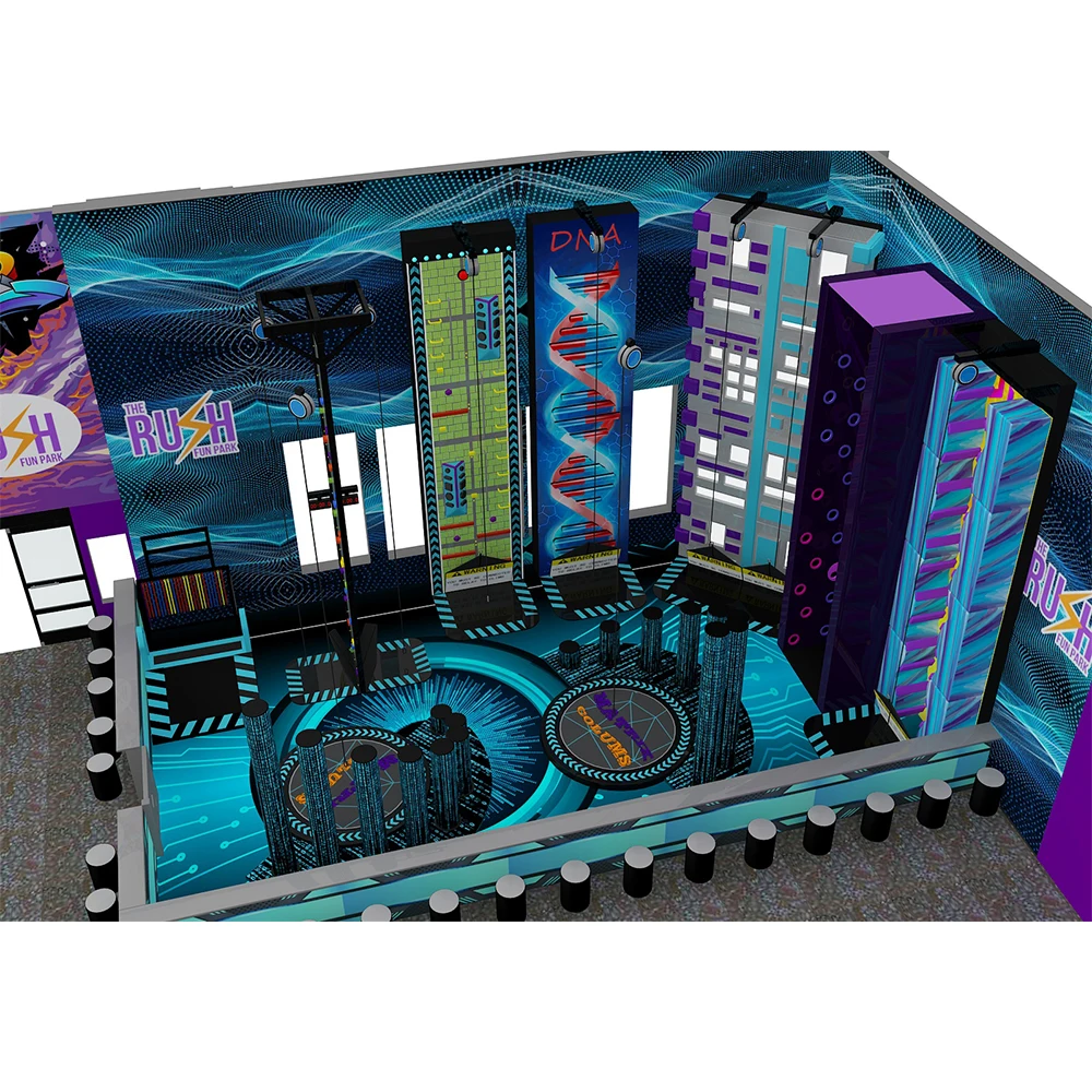 Kids Big Indoor Trampoline Park Adult Playground Equipment For Sale