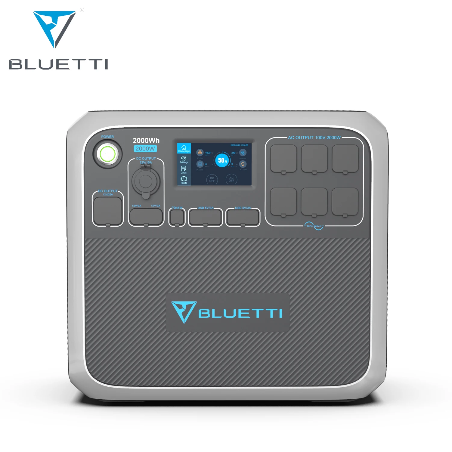 Bluetti AC200P 2000W  Emerg EncyPowerful Portable Power Station for Sump Pump Electric Tools