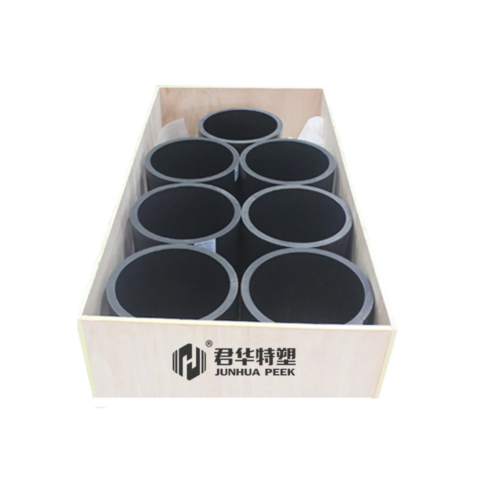 Carbon fiber  CA30 black PEEK tube PEEK hollow bar