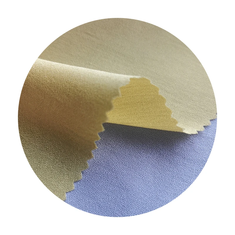 54% полиэстер 46% искусственный шелк Cupro ткань 60S как женское платье из спутанного вискозы