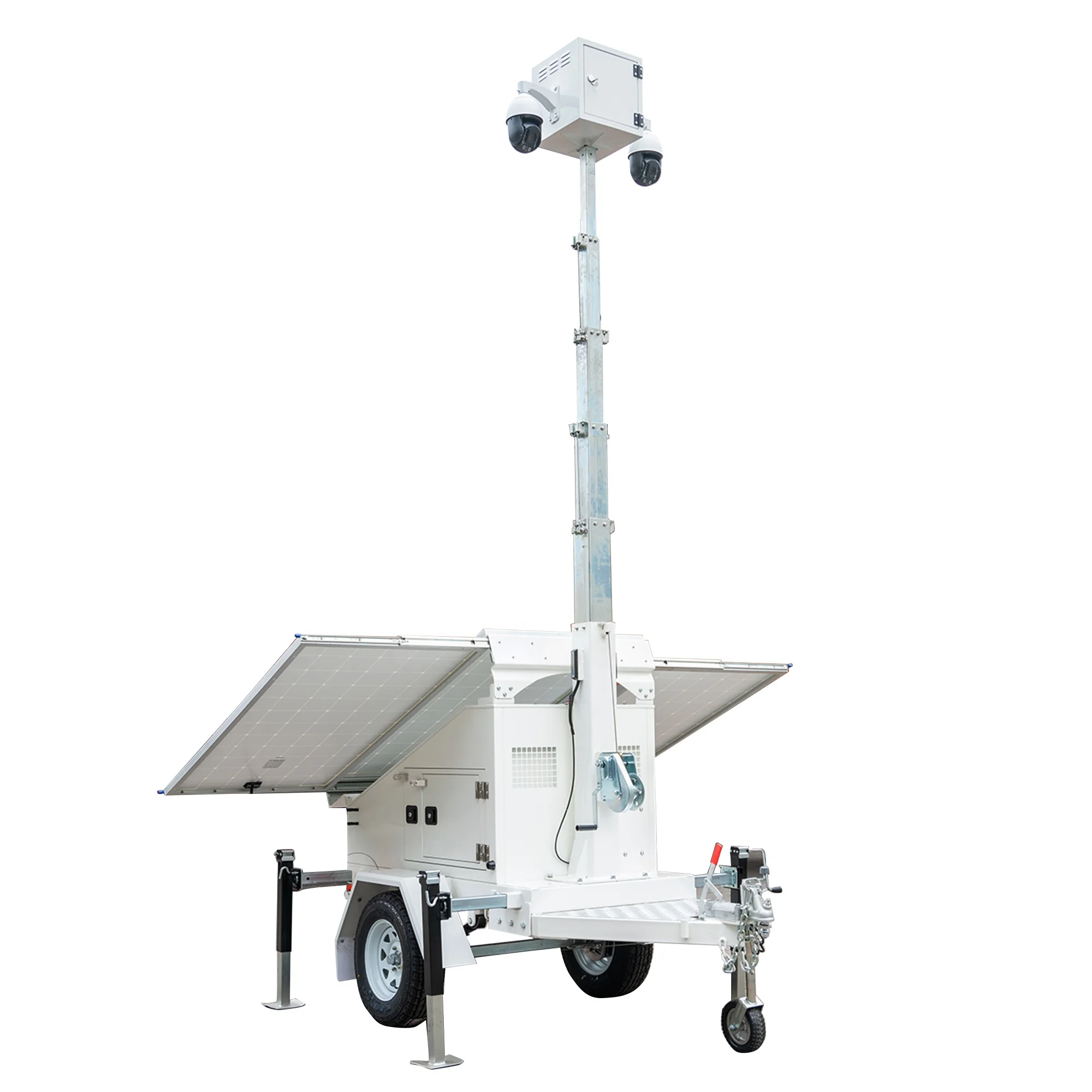 USA Standard vehicle mounted telescopic mast camera tower
