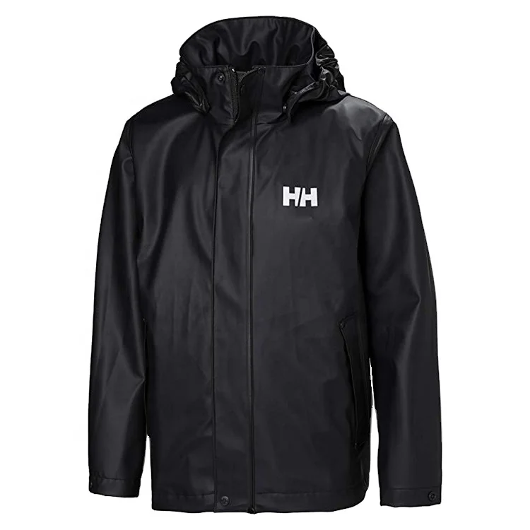 Ветрозащитный дождевик, мужской дождевик на заказ, дождевик, мужской черный водонепроницаемый