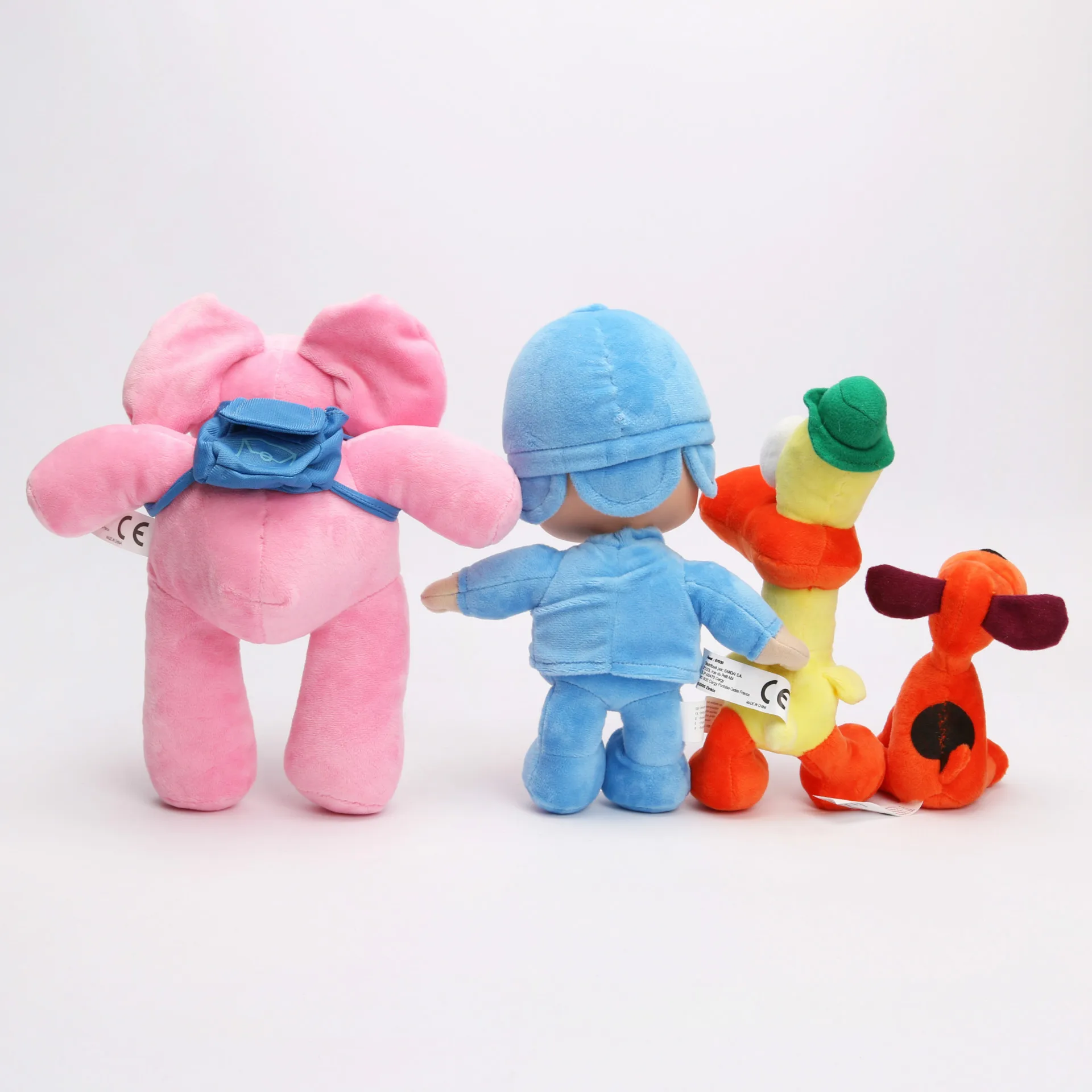 Высококачественная плюшевая аниме-игрушка Pocoyo утка слон собака кукла на заказ милые мягкие плюшевые детские