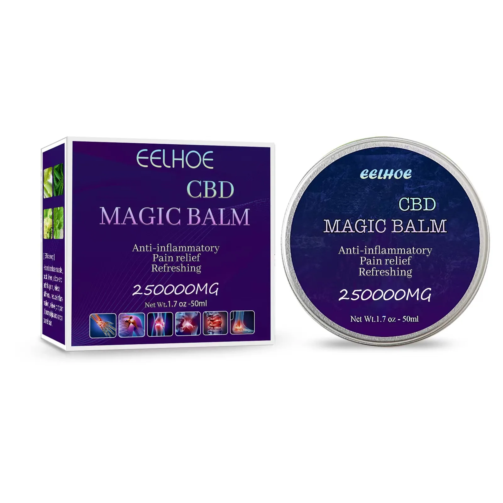 EELHOE Hemp  Magic Balm Effectively Relieve Joint Pain Reduce aching muscle Hemp Balm  Bunion Pain Relie Joint care balm