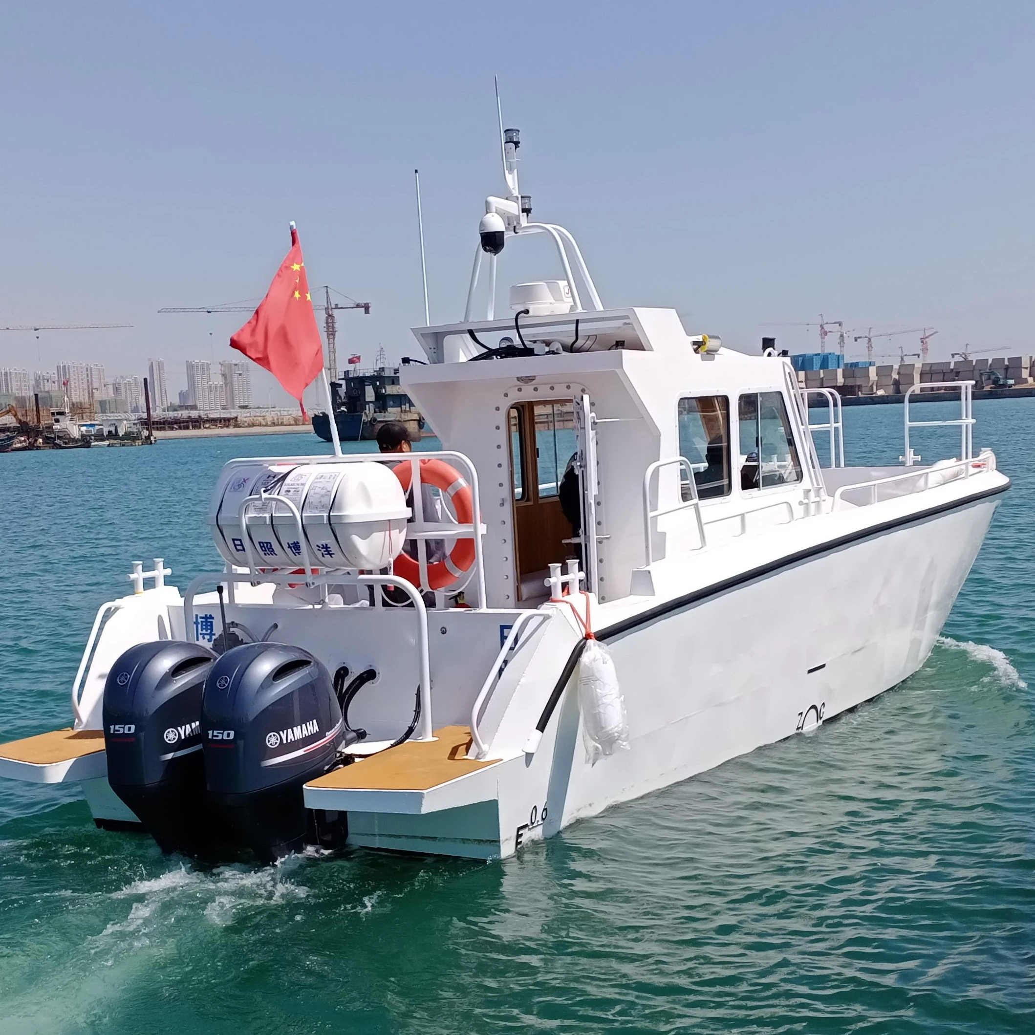 11m Aluminum Alloy Working Boat business yacht high speed boat