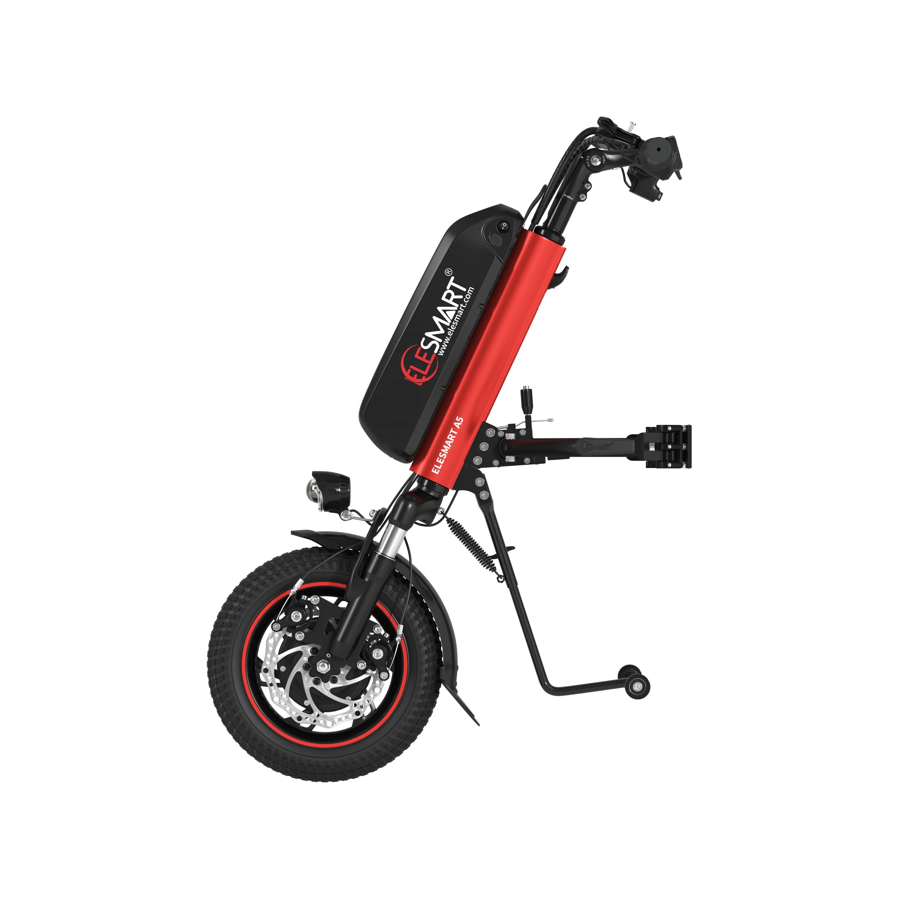 Elesmart Newest12inch high efficiency 500w electric wheelchair handcycle