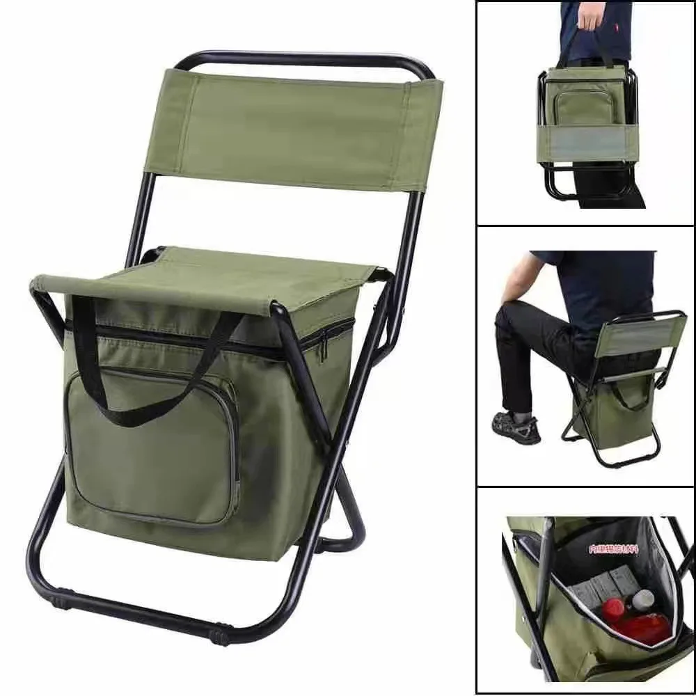 Best Seller Outdoor Camping Leisure Folding Chair Backpack Chair Portable and Comfortable Fishing Chair