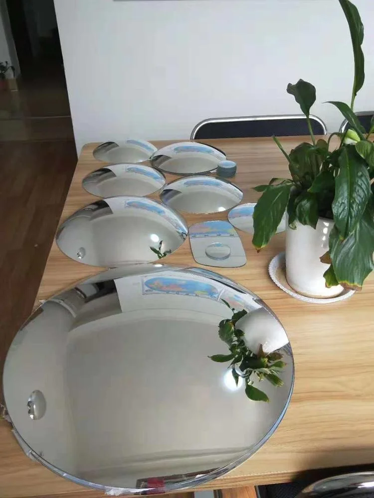 Decor Custom Size Convex Mirror Glass in Hotel Home Shopping Mall Restaurant Glass Convex Mirror Dia 50mm-900mm