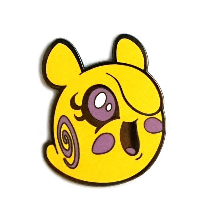 Westar No Minimum Novelty Custom Black Metal Hard Enamel Cartoon Yellow Lapel Pins